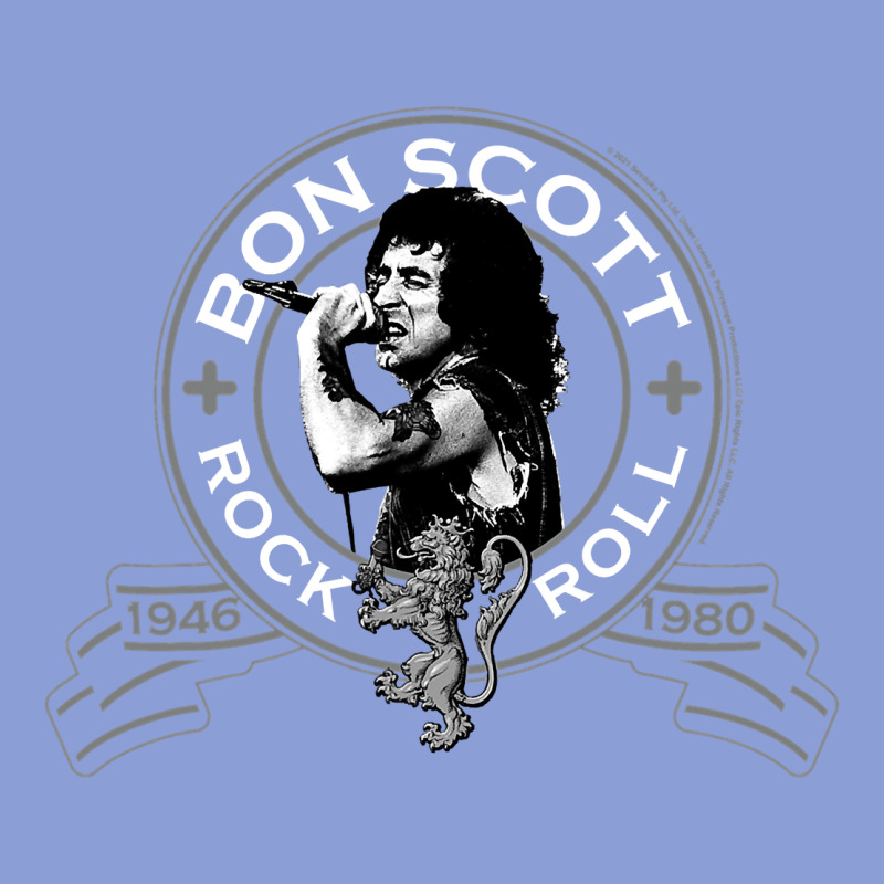 Bon Scott Rock N' Roll Lion Shield Long Sleeve Tee by trangStudio | Teevron
