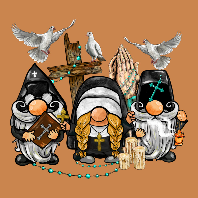 Pastor Nun Religious Gnome Heavyweight Hoodie by BarkalooDesign | Teevron