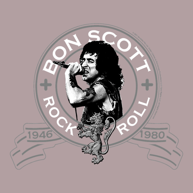 Bon Scott Rock N' Roll Lion Shield Vintage Hoodie by trangStudio | Teevron