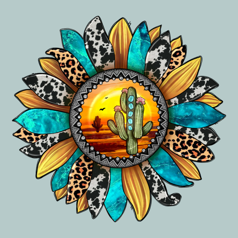 Sunset Sunflower Heavy Core Tee by JahusDesignShop | Teevron