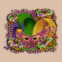 Mardi Gras Mask King Cake Urban Heavy Tee | Teevron