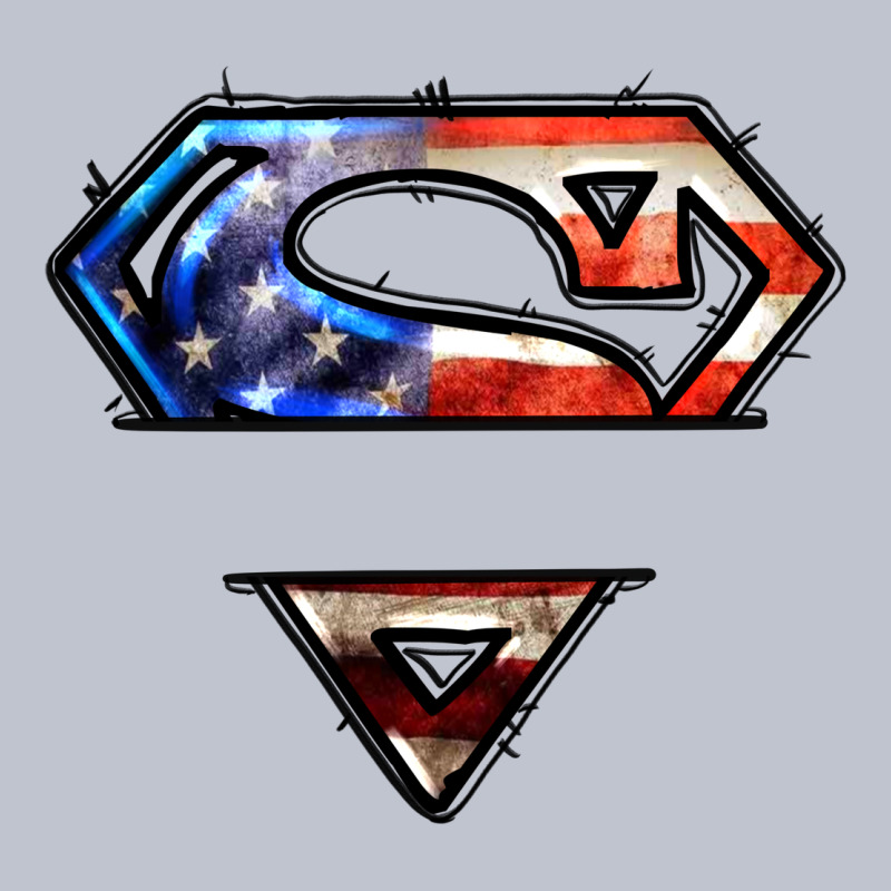 Super American Flag Logo Premium Hoodie by LillyAllenDesigns | Teevron