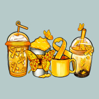 Childhood Cancer Coffee Heavy Core Tee | Teevron