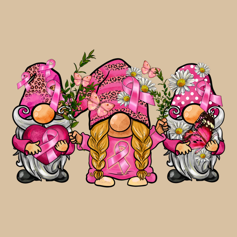 Breast Cancer Gnome Heavyweight Hoodie by BarkalooDesign | Teevron