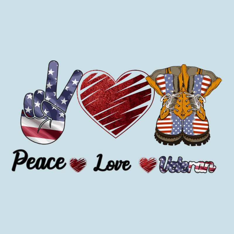Peace Love Veteran Ladies Tee by Bettercallsaul | Teevron