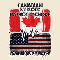 American By Birth Canadian By Blood Patriot By Choice Premium Tee | Teevron