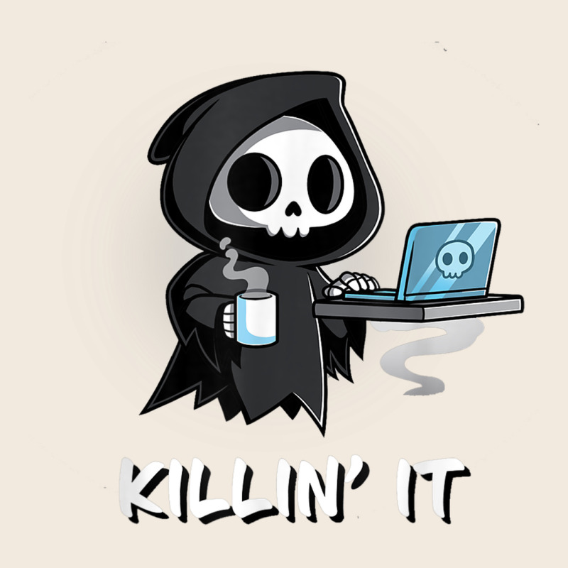 Killin' It Shirt Funny Grim Reaper Halloween Sarcasm Zipper Hoodie by trangStudio | Teevron