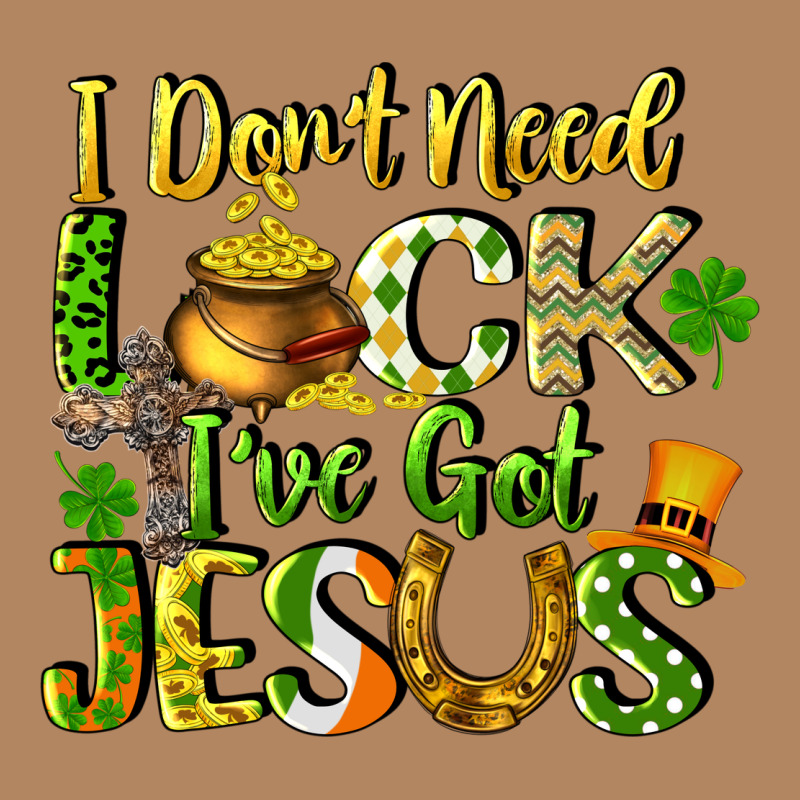 I Don't Need Luck I've Got Jesus Long Sleeve Tee by CowGirlArtShop | Teevron