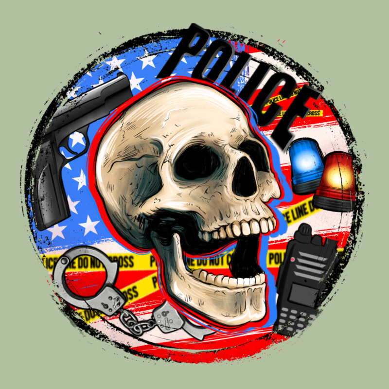 Police Skull And Police Equipment Urban Hoodie by AdoDesignShop | Teevron