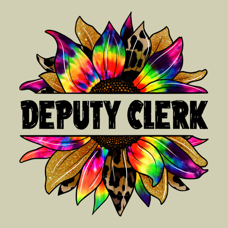Deputy Clerk Tie Dye Sunflower Heavy Core Tee by Jasminsmagicworld | Teevron
