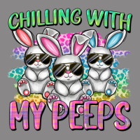 Chilling With My Peeps Easter Bunnies Cowgirl Cowg Vintage Tee | Teevron