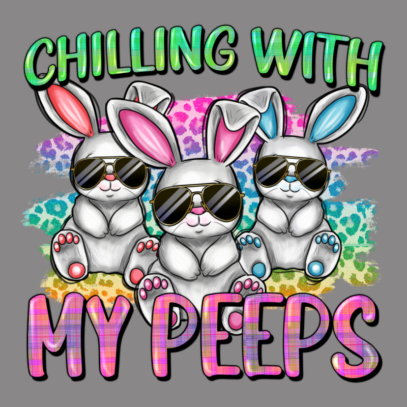 Chilling With My Peeps Easter Bunnies Cowgirl Cowg Vintage Tee by CowGirlArtShop | Teevron