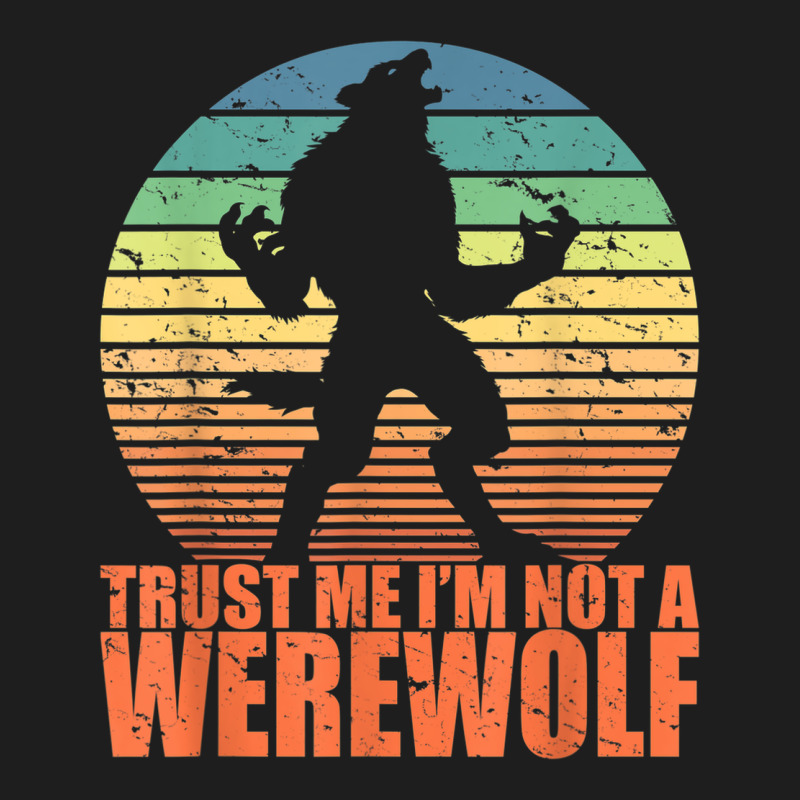Trust Me I'm Not A Werewolf Men Boys Halloween Costume Heavyweight Hoodie by trangStudio | Teevron