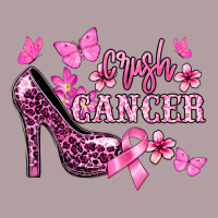 Crush Cancer With High Heels Cancer Awareness Vintage Hoodie | Teevron