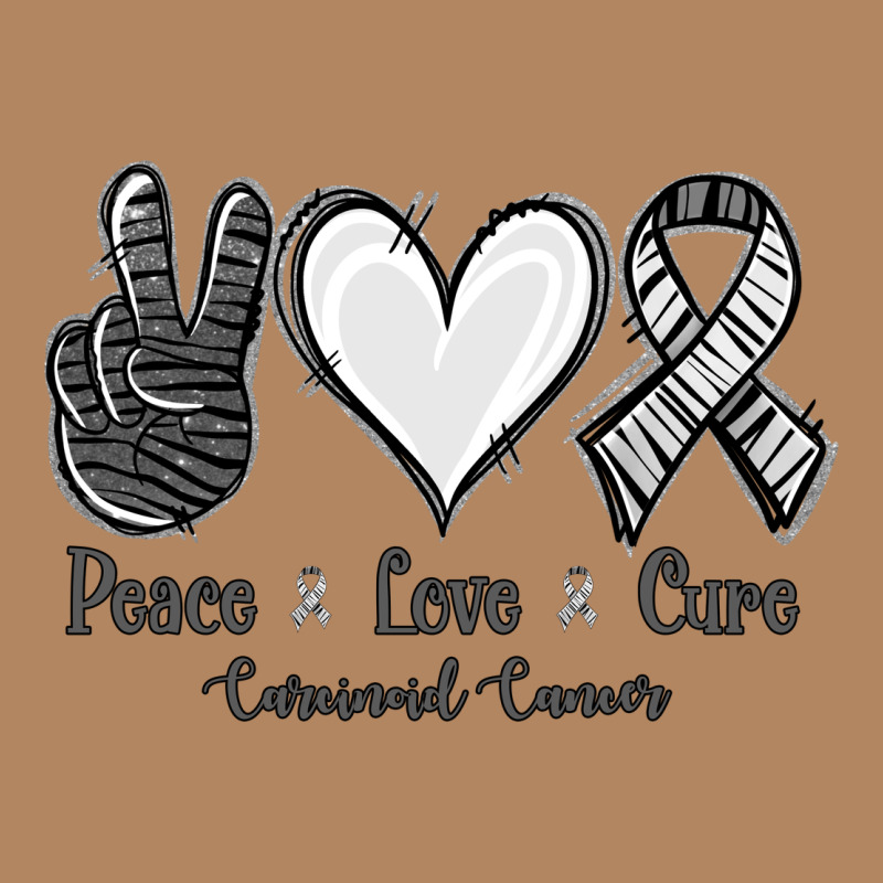 Peace Love Cure Carcinoid Cancer Long Sleeve Tee by Jasminsmagicworld | Teevron