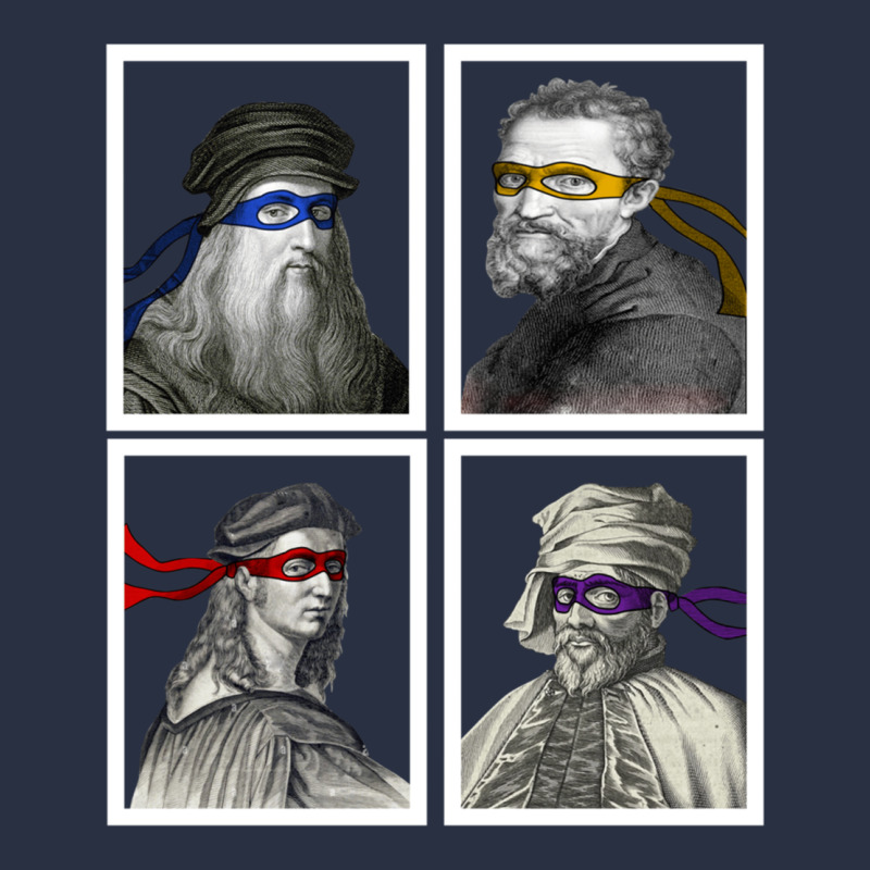 Ninja Artists Leonardo Donatello Raphael Michelangelo Parody Renaissan Urban Hoodie by trangStudio | Teevron