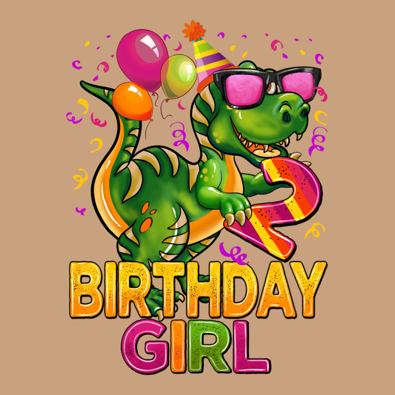2rd Birthday Girl T Rex Pink Vintage Tee by CowGirlArtShop | Teevron