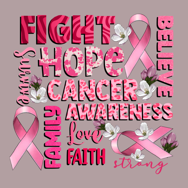 Cancer Awareness Fight Believe Hope Survive Vintage Hoodie by CowGirlArtShop | Teevron