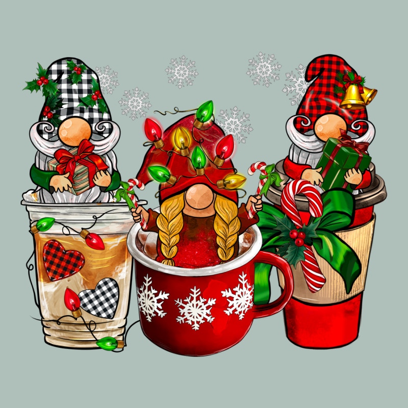 Christmas Coffee Gnome Heavyweight Hoodie by BarkalooDesign | Teevron