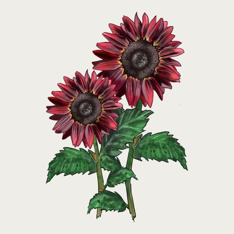 2 Chocolate Sunflower Zipper Hoodie by LillyAllenDesigns | Teevron