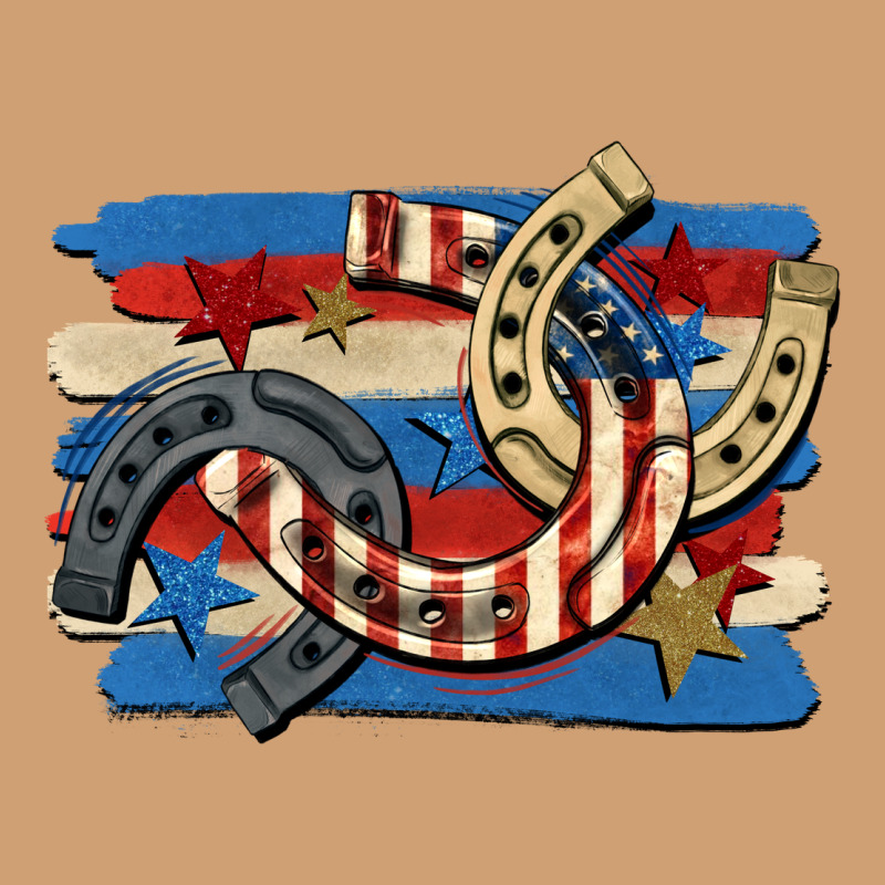 4th Of July Horseshoe Vintage Tee by CowGirlArtShop | Teevron