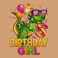 6th Birthday Girl T Rex Pink Vintage Tee | Teevron