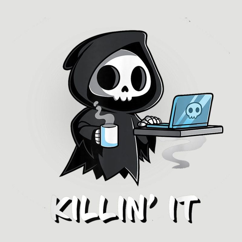 Killin' It Shirt Funny Grim Reaper Halloween Sarcasm Classic Tee by trangStudio | Teevron