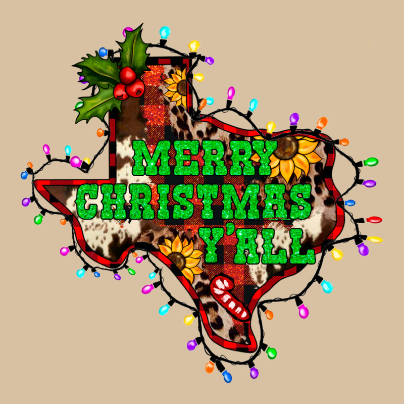 Merry Christmas Y'all Texas Map Heavyweight Hoodie by BarkalooDesign | Teevron