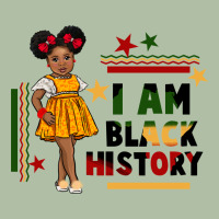 I Am Black History Black Girl Peekaboo Juneteenth Urban Heavy Tee | Teevron