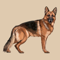 German Shepherd Dog Illustrations Heavyweight Sweatshirt | Teevron