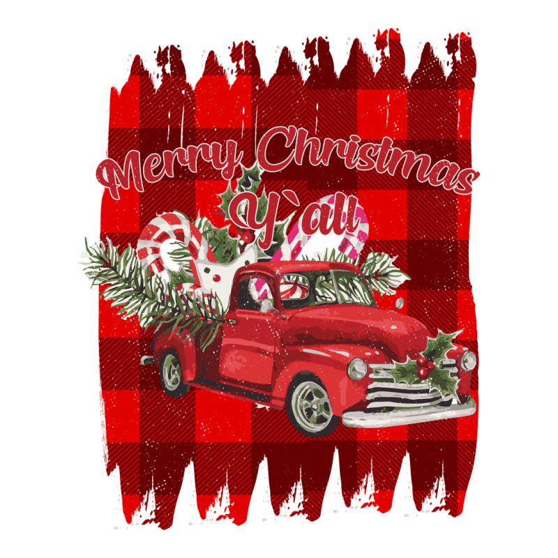Merry Christmas Y'all Truck Ladies Tee by Bettercallsaul | Teevron