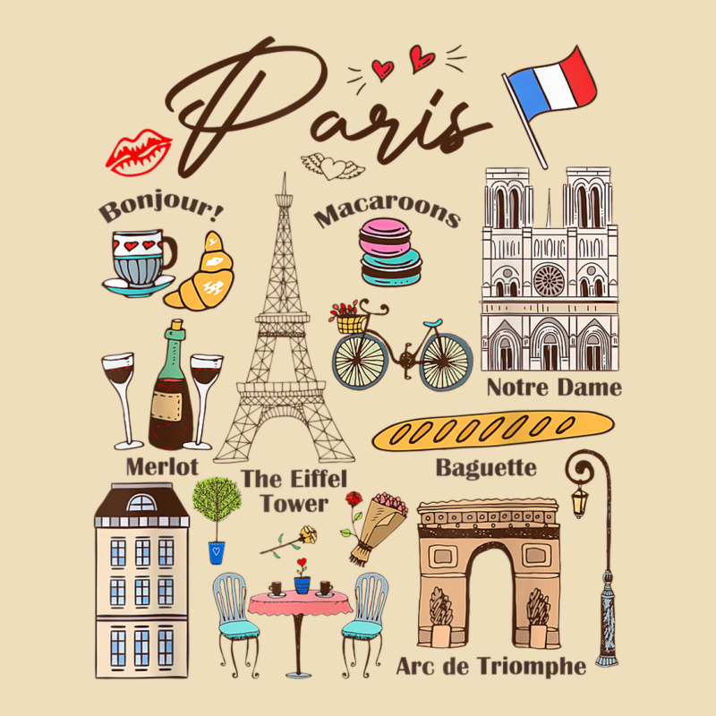 Paris Bonjour Eiffel Tower Paris Lover Paris Traveling Vacay Premium Hoodie by trangStudio | Teevron