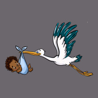 Stork With Black Baby Boy Premium Sweatshirt | Teevron
