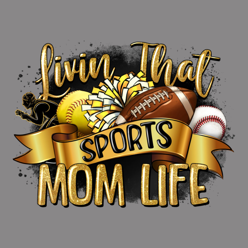 Livin That Sports Mom Life Vintage Tee by CowGirlArtShop | Teevron
