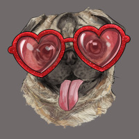Pug With Love Glasses Urban Heavy Tee | Teevron