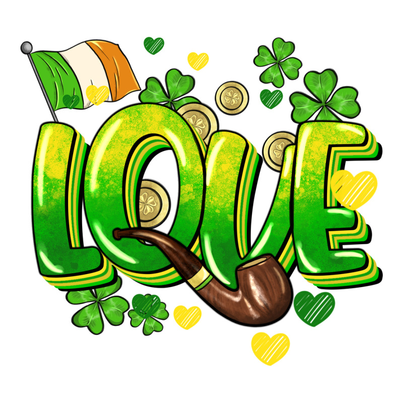 Love St. Patrick's Day Long Sleeve Tee by HowdyJamesFarm | Teevron