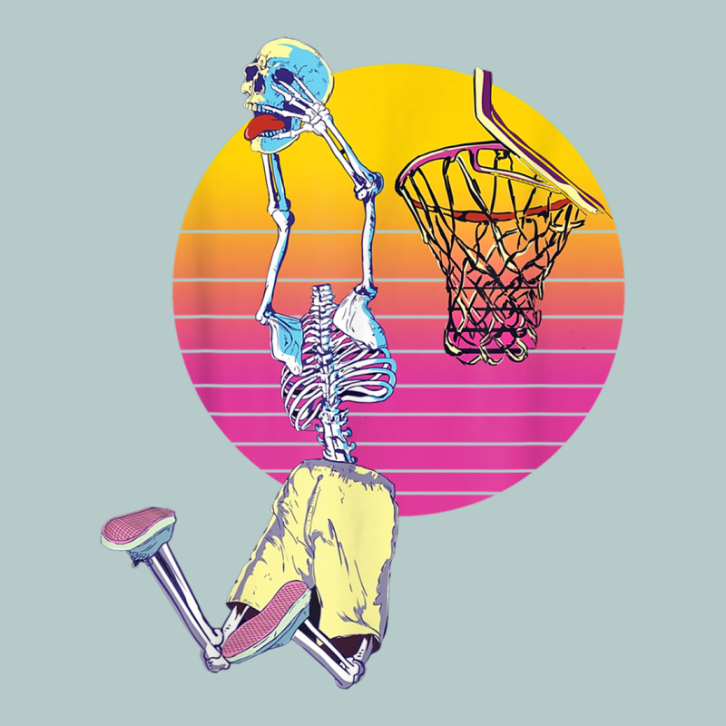 Basketball Player Halloween Pumpkin Skeletons Kids Boys Heavy Core Tee by trangStudio | Teevron