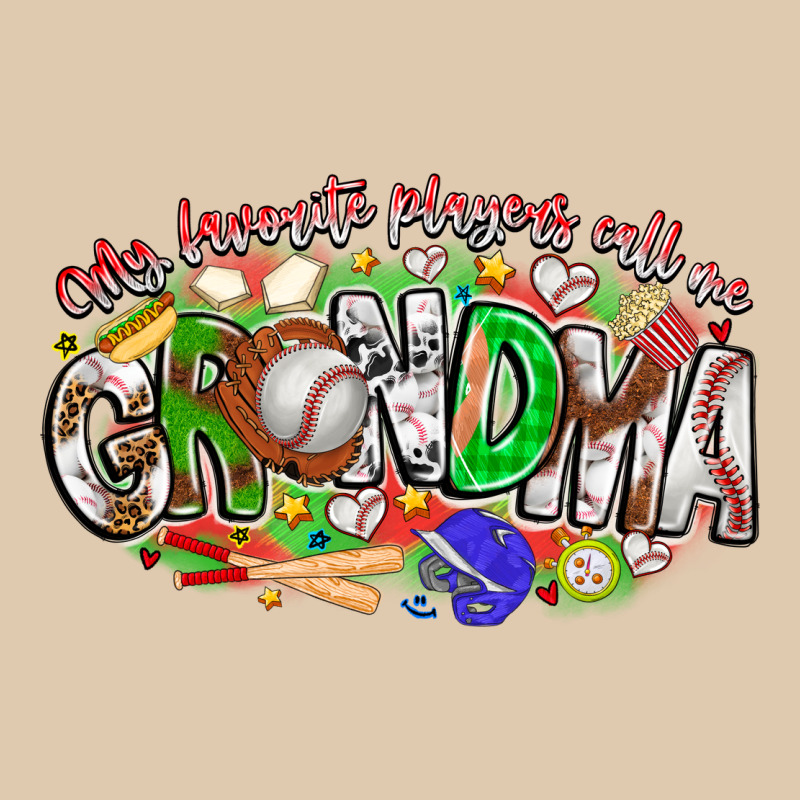 My Favorite Platers Call Me Grandma Baseball Heavyweight Sweatshirt by CowhideDigitalArt | Teevron