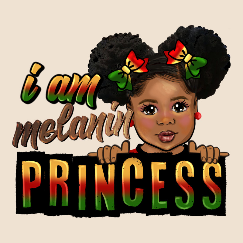 I Am Melanin Princess Black Peekaboo Urban Heavy Tee by CowGirlArtShop | Teevron