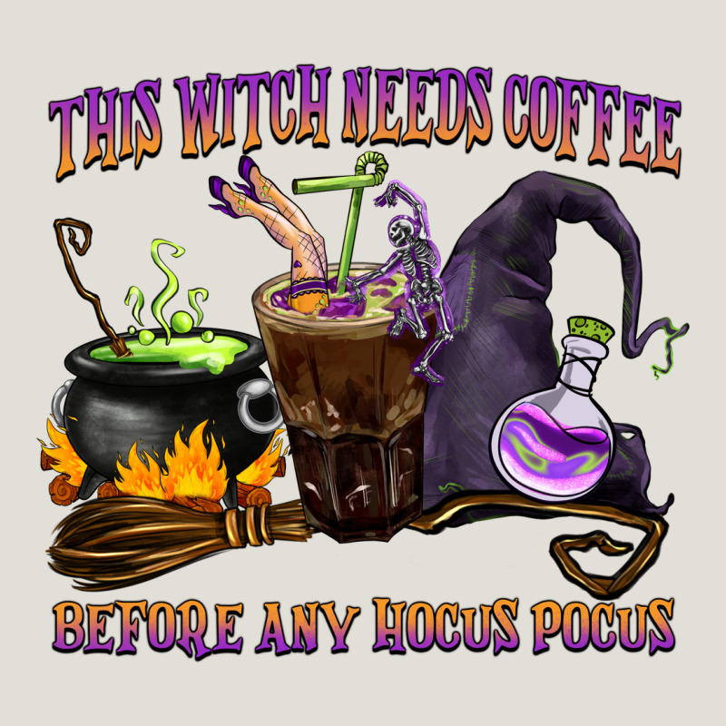 This Witch Needs Coffee Before Any Hocus Pocus Heavy Core Tee by BarkalooDesign | Teevron