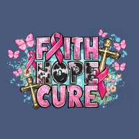 Faith Hope Cure Cancer Awareness Vintage Hoodie | Teevron