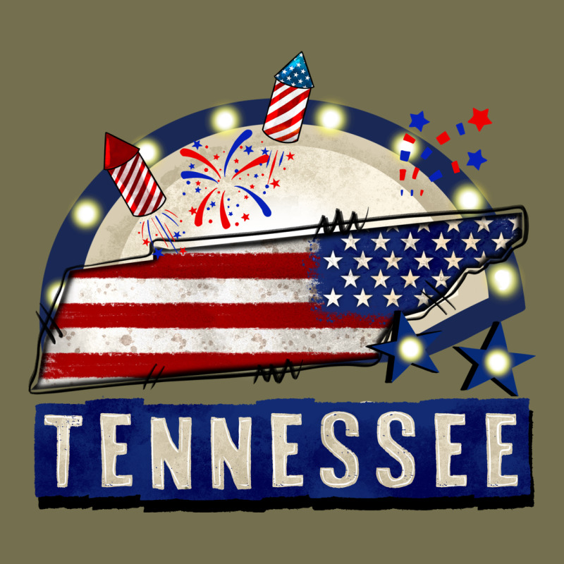 Tennessee 4th Of July Vintage Hoodie by CowGirlArtShop | Teevron