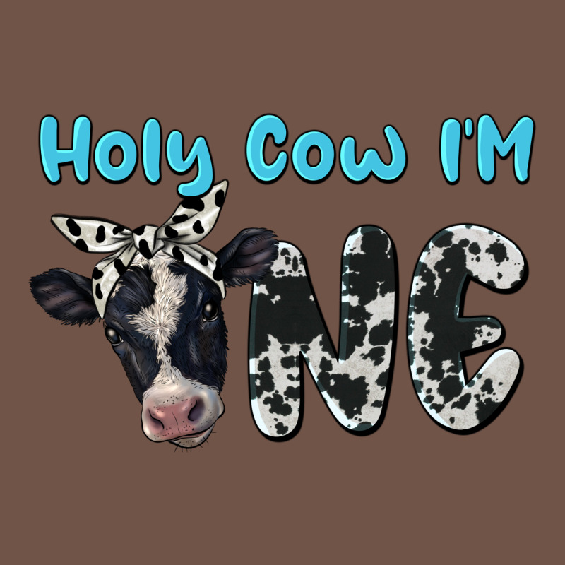 Holy Cow I'm One Premium Sweatshirt by BarkalooDesign | Teevron