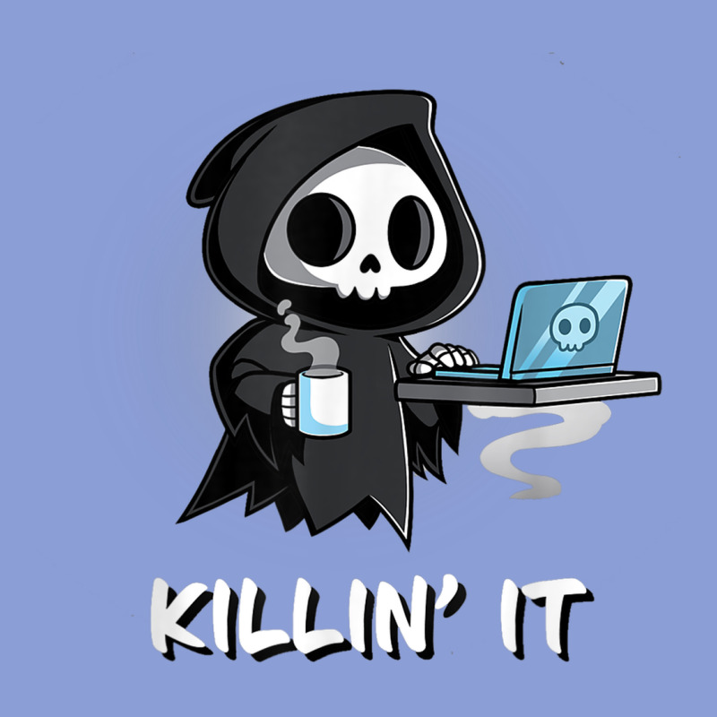 Killin' It Shirt Funny Grim Reaper Halloween Sarcasm Long Sleeve Tee by trangStudio | Teevron