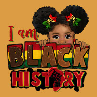 I Am Black History Black Girl Peekaboo Juneteenth Urban Heavy Tee | Teevron