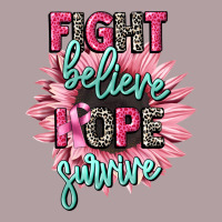 Fight Believe Hope Survive Cancer Awareness Vintage Hoodie | Teevron