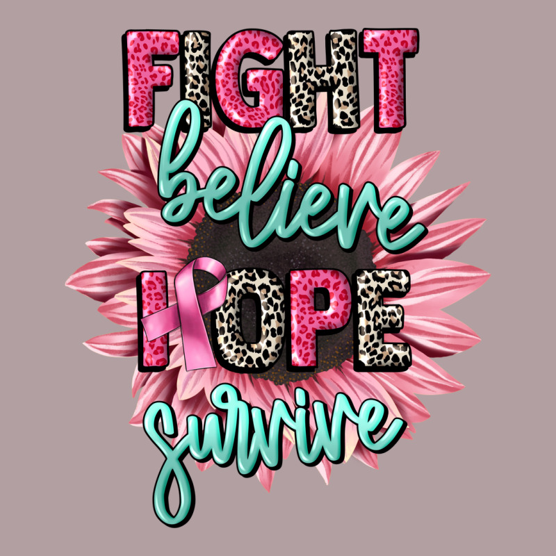 Fight Believe Hope Survive Cancer Awareness Vintage Hoodie by CowGirlArtShop | Teevron