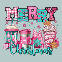 Merry Christmas Pink Coffee Cups Heavy Core Tee | Teevron
