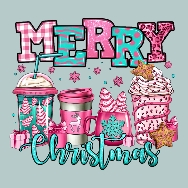 Merry Christmas Pink Coffee Cups Heavy Core Tee by Jasminsmagicworld | Teevron
