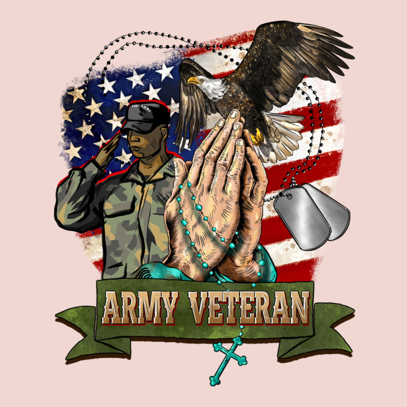Army Veteran  Pray Premium Sweatshirt by BarkalooDesign | Teevron
